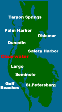 Map Of Clearwater